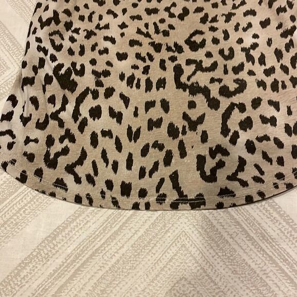 Chaser Girls Leopard Ruffle Shoulder Top - Picture 4 of 5